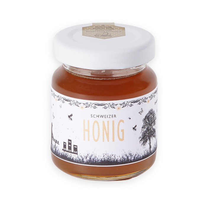 Preview: Schweizer Bienenhonig Waldhonig 70g